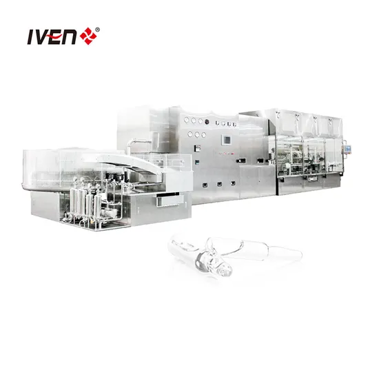 Injectable Ampoule Washing Sterilizing Filling Production Line Glass Plastic Ampoule Filling and Sealing Assembly Machine