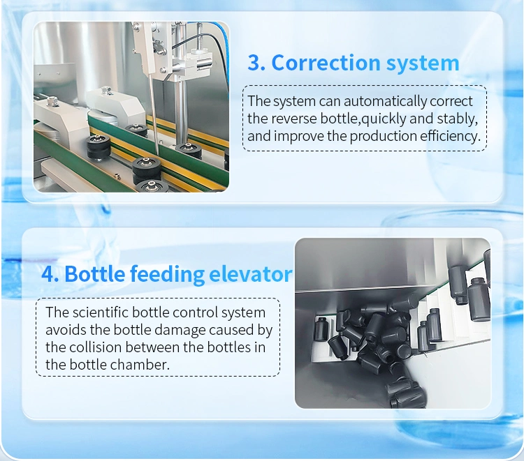 Fully Automatic Glass Bottle Unscrambler Machine with Stainless Steel Material